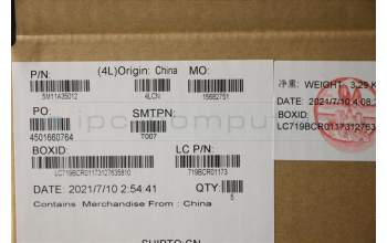 Lenovo 5M11A35012 MECH_ASM KBD SWS BL(Pri) Pat UK BK