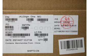 Lenovo 5M11A35212 MECH_ASM KBD RUS BL(Sun) Tex FPR US BK