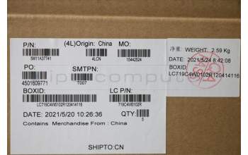 Lenovo 5M11A37741 MECH_ASM KBDW/C SWS BKLT(SUN)WW UK BK