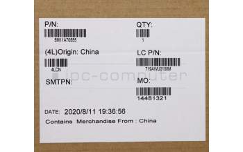 Lenovo 5M11A70555 GRP_UHD_TCH_Mutto+BOE_IR+RGB_IG