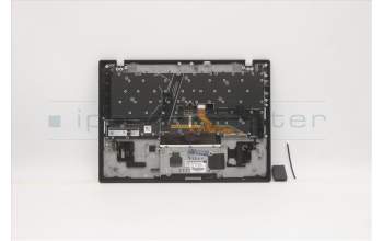 Lenovo 5M11B38328 C-Cover with keyboard, Italian, Black, WLAN, UK