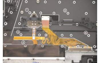 Lenovo 5M11B38328 C-Cover with keyboard, Italian, Black, WLAN, UK