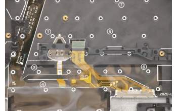 Lenovo 5M11B38373 MECH_ASM GRP,KBD,BZL,SPA,WL,BK,LTN