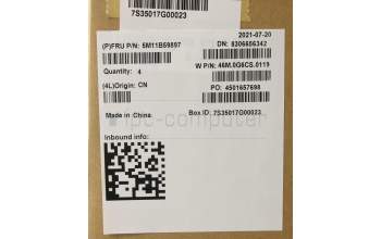 Lenovo 5M11B59897 MECH_ASM KBD Bezel,Ti,WWAN,POR,CHY