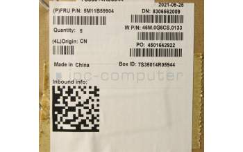 Lenovo 5M11B59904 MECH_ASM KBD Bezel,Ti,WWAN,EURO ENG,CHY