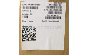 Lenovo 5M11C18601 C-Cover with keyboard, Danish, WWAN, UK