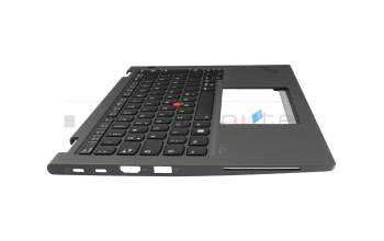 5M11C18752 Original Lenovo Tastatur inkl. Topcase DE (deutsch) schwarz/grau mit Backlight und Mouse-Stick (no WWAN)