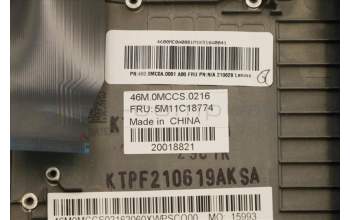Lenovo 5M11C18774 MECH_ASM NoWW C-Cvr+BRL KB ASM,LTN