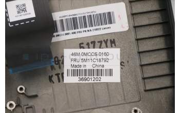 Lenovo 5M11C18792 MECH_ASM NoWW C-Cvr+HBW KB ASM,PMX
