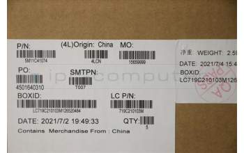 Lenovo 5M11C41074 MECH_ASM KBD BZL,WW,GY,SRX,HUN