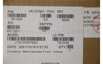 Lenovo 5M11C43554 MECH_ASM KB C DEN BKLT(PMX)PT UK BK