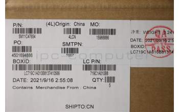 Lenovo 5M11C47654 MECH_ASM KB C SWE/FINBKLT(PMX)PT FPRUKBK