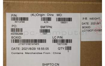 Lenovo 5M11C47948 MECH_ASM KBD W/C ITA BKLT(SUN) UK BK