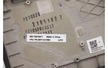 Lenovo 5M11C47964 MECH_ASM KBD W/C NOR BKLT(SUN) UK BK