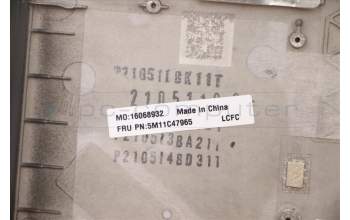 Lenovo 5M11C47965 MECH_ASM KBD W/C NOR BKLT(CHY) UK BK