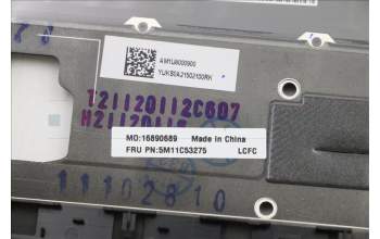 Lenovo 5M11C53275 MECH_ASM GRP KBD BZL,FRA/ENG,WW,DB,CHY