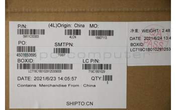 Lenovo 5M11C53303 MECH_ASM GRP KBD BZL,BUL,WL,DB,SUN