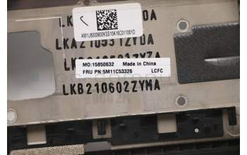 Lenovo 5M11C53326 MECH_ASM GRP KBD BZL,SLV,WL,DB,SUN