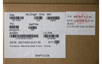 Lenovo 5M11C53336 MECH_ASM GRP KBD BZL,ARA,WW,DB,SUN