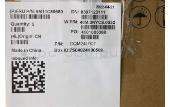 Lenovo 5M11C85680 MECH_ASM FRASMKB HUN CcCp BK NWW NWL Tr