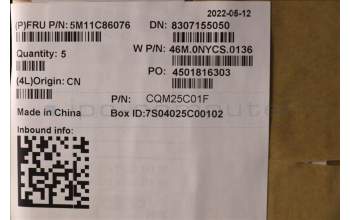 Lenovo 5M11C86076 MECH_ASM FRASMKB UK CcCpWFCBKNWWNWL Ch