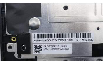Lenovo 5M11C88809 MECH_ASM BKLTKB POR w/PT C BK(W/FKB)