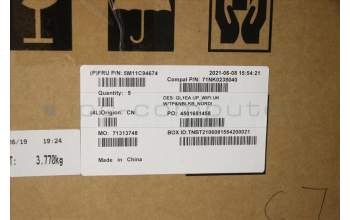 Lenovo 5M11C94674 MECH_ASM FRU MECH_ASM C c w/TP&NBLKB_NOR