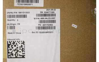 Lenovo 5M11D12023 MECH_ASM NoWW C-Cvr+GRE KB ASM,CHY