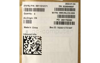 Lenovo 5M11D12171 MECH_ASM WW C-Cvr+GRE KB ASM,CHY