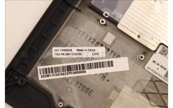 Lenovo 5M11F24792 MECH_ASM KBD/C SWE/FIN BKLT(SUN) WW UKBK