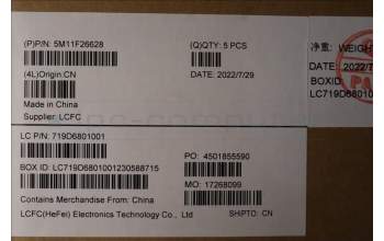 Lenovo 5M11F26628 Lenovo LCD Module,14\",WQUXGA,Touch,Anti-reflection,Anti-smudge,IPS,500nit,100%DCI-P3,Color Calibration