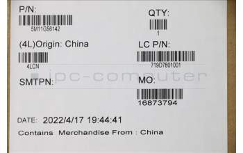 Lenovo 5M11G56142 MECH_ASM CS21 2bCP,Glass,BLK,NFC,SUN