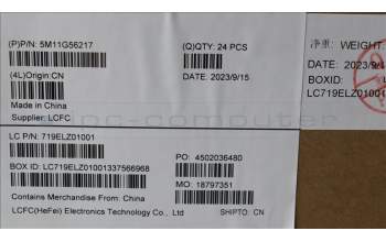 Lenovo 5M11G56217 MECH_ASM CS22 3+2bCPLC,GL Mylar,VB1,CHY