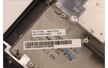 Lenovo 5M11H25838 MECH_ASM KB CCov BUL BKLT Sunrex WW BK