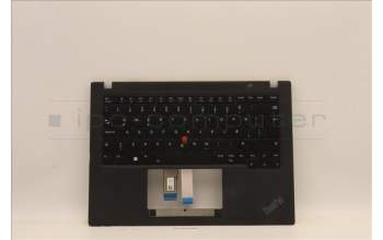 Lenovo 5M11H25936 C-Cover with keyboard, Icelandic, Black, Backlight, WWAN, UK