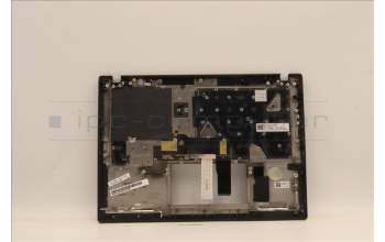 Lenovo 5M11H25936 C-Cover with keyboard, Icelandic, Black, Backlight, WWAN, UK