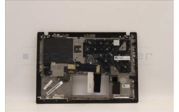 Lenovo 5M11H26016 C-Cover with keyboard, Slovenian, Black, Backlight, WWAN, UK