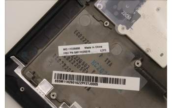 Lenovo 5M11H26016 C-Cover with keyboard, Slovenian, Black, Backlight, WWAN, UK