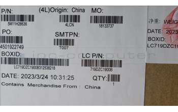 Lenovo 5M11H28636 MECH_ASM MainChassisGrayT580_26LGP