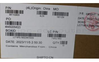 Lenovo 5M11H28835 MECH_ASM Rear I/O Shielding,T580 INT DFC