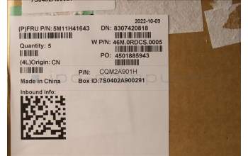 Lenovo 5M11H41643 MECH_ASM WLAN C-Cvr+ARA KB ASM,CHY