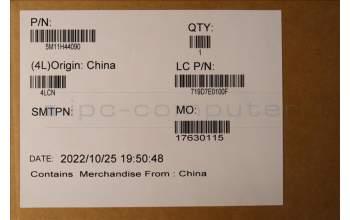 Lenovo 5M11H44090 Lenovo LCD Module,14\",WUXGA,Non-Touch,Anti-Glare,IPS,400nit,100% sRGB,w/FHD&IR Hybrid Camera