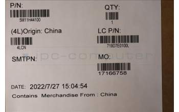 Lenovo 5M11H44100 Lenovo LCD Module, 14\", WUXGA, Touch, Anti-Glare, 400nit, w/FHD&IR Hybrid Camera