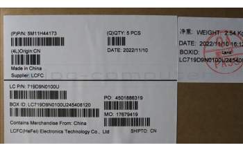 Lenovo 5M11H44173 C-Cover with keyboard, Slovenian, Deep Black, WLAN, UK