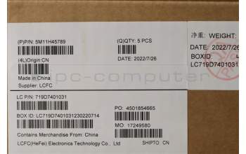 Lenovo 5M11H45789 MECH_ASM KBD BZL,WW,GY,CHY,TC