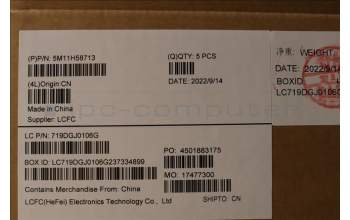 Lenovo 5M11H58713 MECH_ASM KBD CCvr BEL(PMX)UK BK