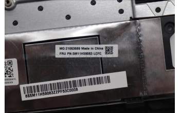 Lenovo 5M11H59083 MECH_ASM KBD CCvr UK BKL(TRI)FPR UK BK