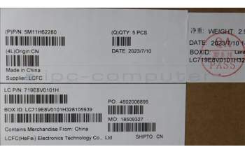 Lenovo 5M11H62280 MECH_ASM BL KB GY FPR HUN SRX