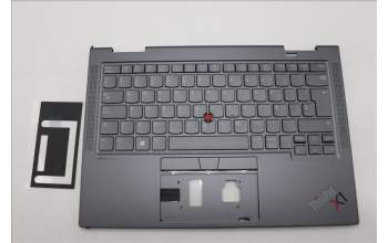 Lenovo 5M11H62327 MECH_ASM BL KB GY FPR SPA SRX
