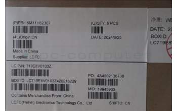 Lenovo 5M11H62367 MECH_ASM BL KB GY FPR WW ARA SRX